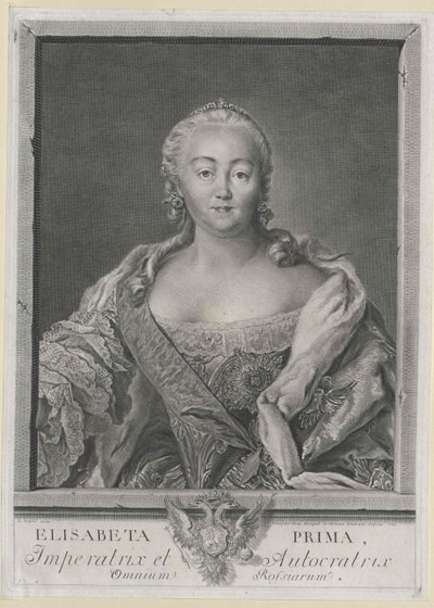 Emperatriz de Rusia Isabel de Artist Unknown