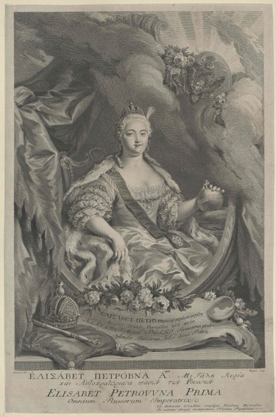 Emperatriz de Rusia Isabel de Artist Unknown