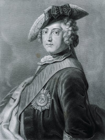 FREDERICK II "el Gato" (1712-1786). Rey de Prusia (1740-1786). de Artist Unknown