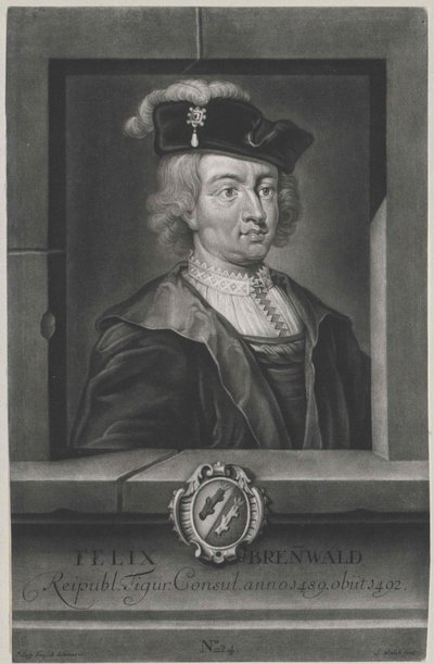 Felix Brennwald (imprimir) de Artist Unknown