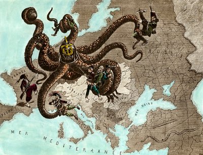 Primera Guerra Mundial: el pulpo alemán de Artist Unknown