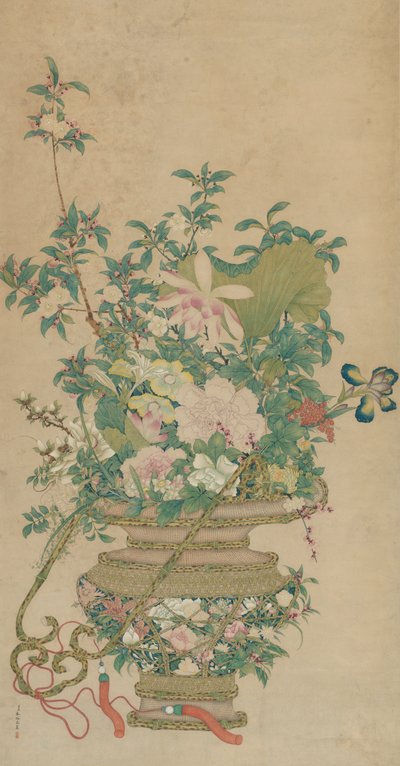 Flores de las cuatro estaciones de Artist Unknown