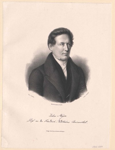 Franz Julius Ferdinand Meyen (huella) de Artist Unknown