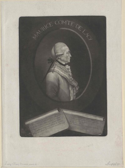 Franz Moritz cuenta Lacy (imprimir) de Artist Unknown