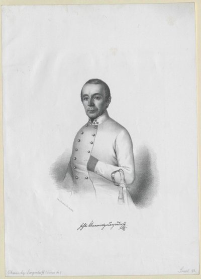 Franz Xavier barón Chanowsky-Langendorff de Artist Unknown