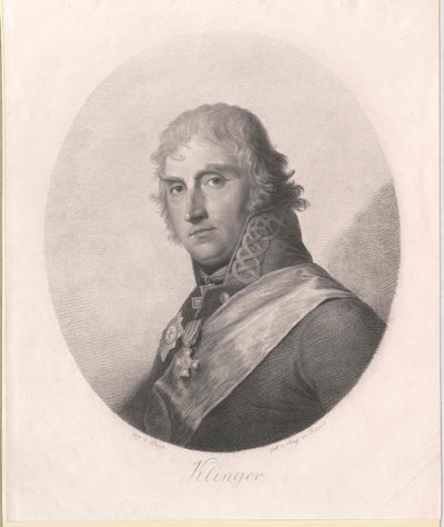 Frederic Maximilian von Klinger (huella) de Artist Unknown