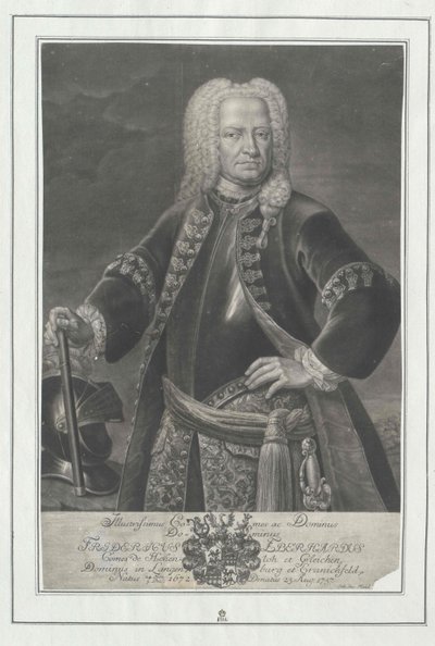 Federico Eberhard conde Hohenlohe-Kirchberg de Artist Unknown