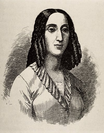 GORRITI, Juana Manuela (1818-1892), escritora argentina. Grabado. de Artist Unknown