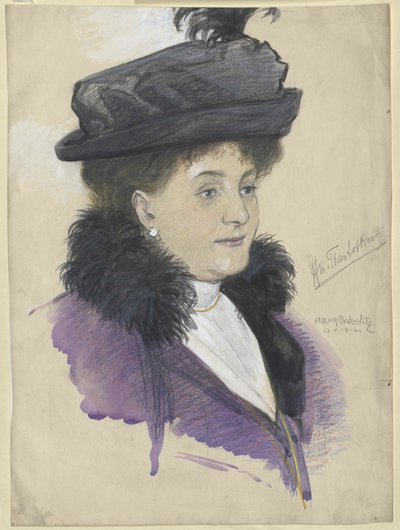 Gabriele princesa Lobkowitz de Artist Unknown