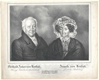 Gebhard Anton von Krosigk de Artist Unknown