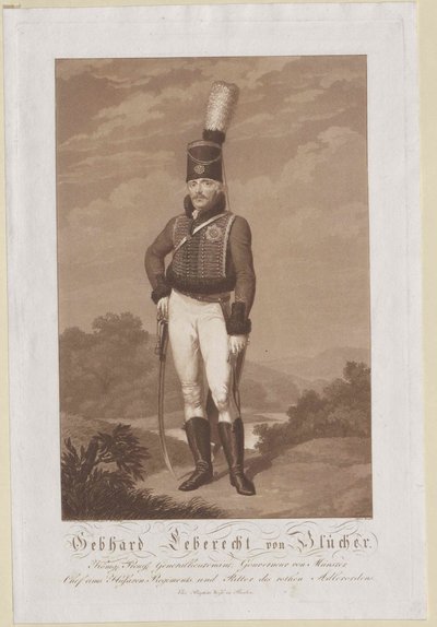 Gebhard Lebrecht Bluecher de Artist Unknown