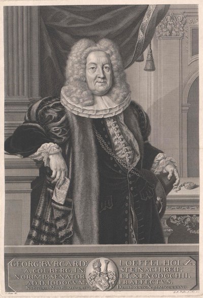 Georg Burkhard Loeffelholz von Colberg de Artist Unknown