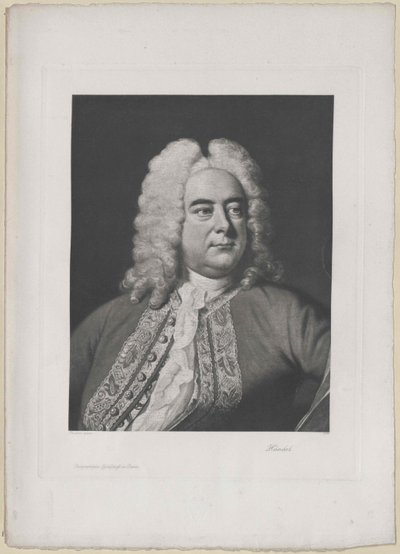 Georg Friedrich Haendel (imprimir) de Artist Unknown