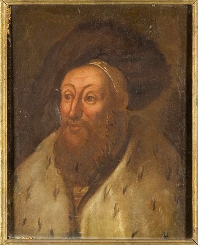 Georg es Le Barbu, duque de Sajonia (óleo sobre lienzo) de Artist Unknown
