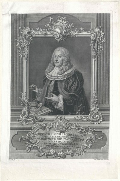 George Christoph Erlabeck de Artist Unknown