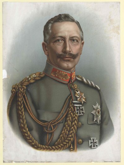 Emperador alemán y Rey de Prusia Guillermo II de Artist Unknown