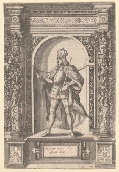 El rey alemán Federico el Hermoso de Artist Unknown