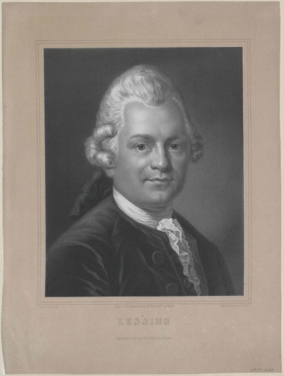 Gotthold Ephraim Lessing de Artist Unknown