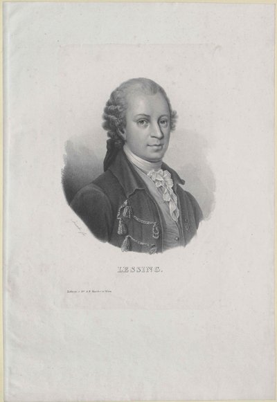 Gotthold Ephraim Lessing de Artist Unknown