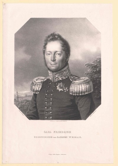 Gran Duque de Sajonia-Weimar Eisenach Karl Friedrich de Artist Unknown