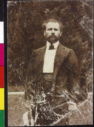 Gustav Klimt en el lago Attersee de Artist Unknown
