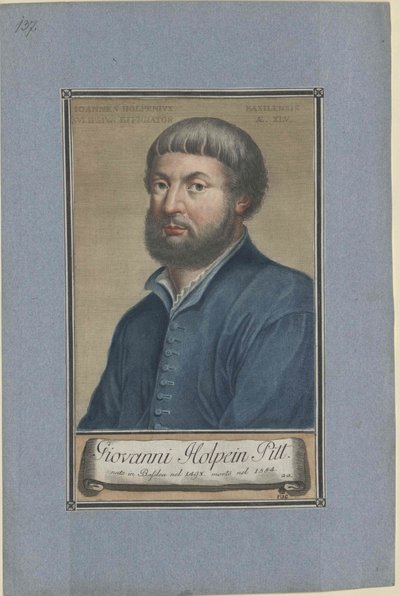 Hans Holbein (impresión) de Artist Unknown