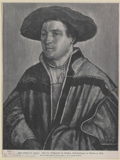 Hans Holbein (impresión) de Artist Unknown