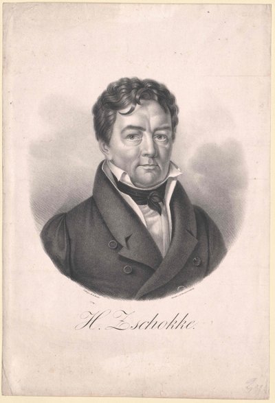 Heinrich Zschokke (imprimir) de Artist Unknown