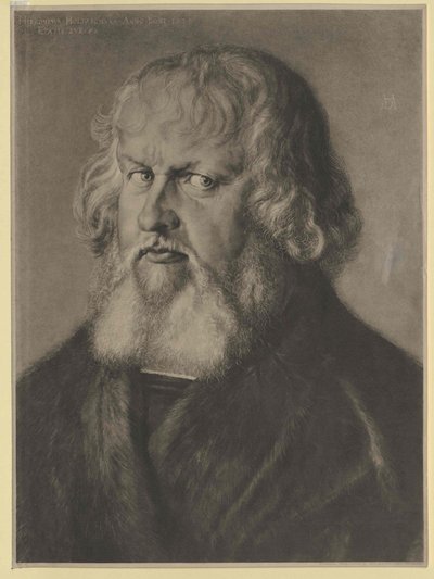 Hieronymus Holzschuher (impresión) de Artist Unknown