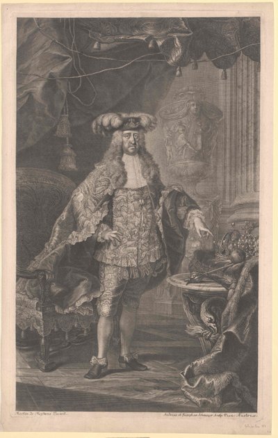 Carlos VI, emperador del Sacro Imperio Romano Germánico de Artist Unknown