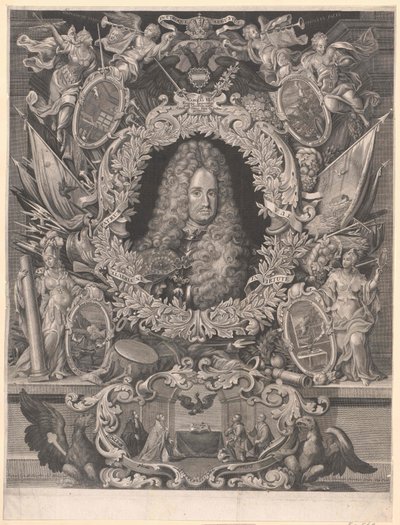 Carlos VI, emperador del Sacro Imperio Romano Germánico de Artist Unknown