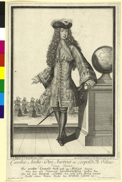 Carlos VI, emperador del Sacro Imperio Romano Germánico de Artist Unknown