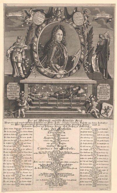 Carlos VI, emperador del Sacro Imperio Romano Germánico de Artist Unknown
