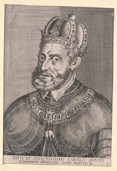 Carlos V, emperador del Sacro Imperio Romano Germánico de Artist Unknown