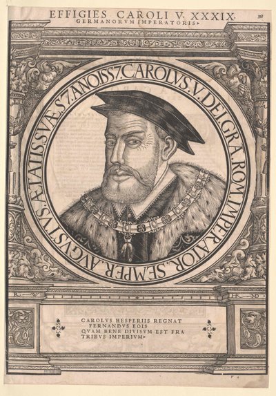 Carlos V, emperador del Sacro Imperio Romano Germánico de Artist Unknown