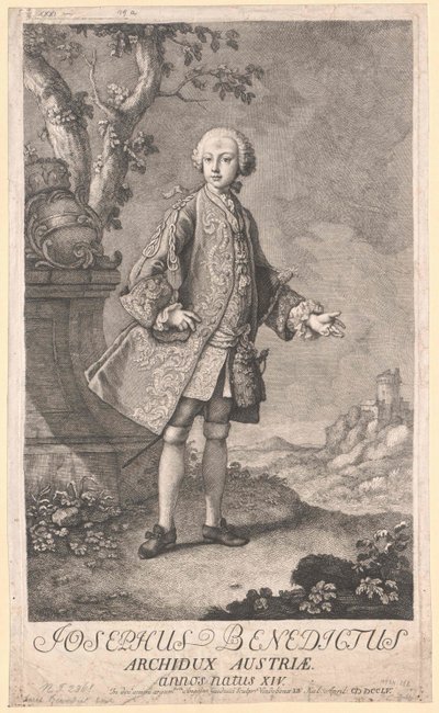 Emperador del Sacro Imperio Romano Germánico José II de Artist Unknown
