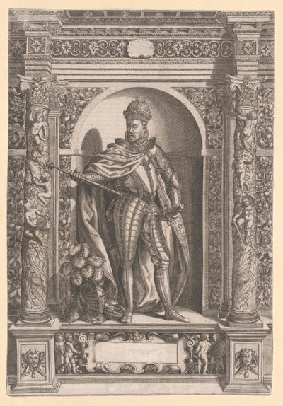 Maximiliano II, emperador del Sacro Imperio Romano Germánico de Artist Unknown