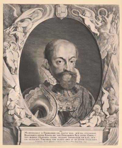 Maximiliano II, emperador del Sacro Imperio Romano Germánico de Artist Unknown