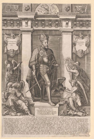 Maximiliano II, emperador del Sacro Imperio Romano Germánico de Artist Unknown