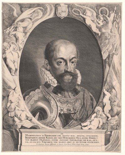 Maximiliano II, emperador del Sacro Imperio Romano Germánico de Artist Unknown