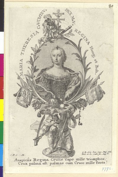 Emperatriz del Sacro Imperio Romano Germánico María Teresa de Artist Unknown