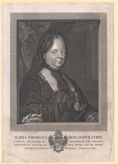 Emperatriz del Sacro Imperio Romano Germánico María Teresa de Artist Unknown