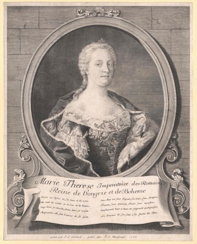 María Teresa, emperatriz del Sacro Imperio Romano Germánico de Artist Unknown