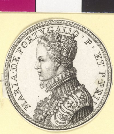 Infanta de Portugal María (imprimir) de Artist Unknown