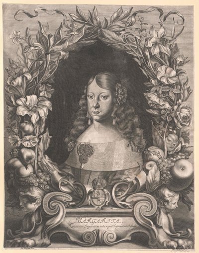 Infanta de España Margarita Teresa (imprimir) de Artist Unknown