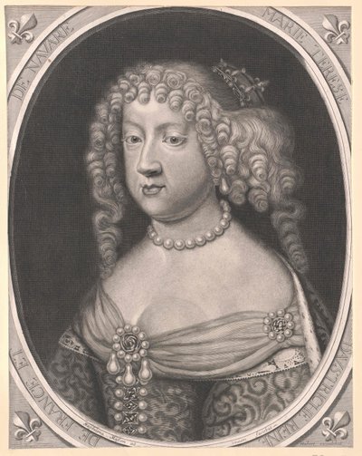 Infanta de España María Teresa (imprimir) de Artist Unknown