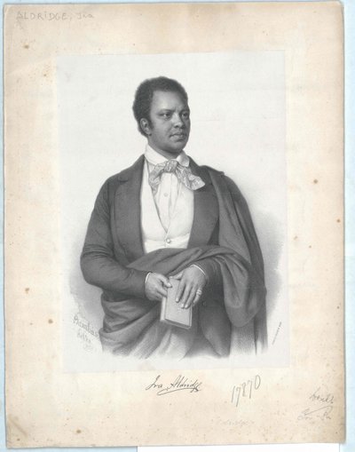 Ira Frederick Aldridge de Artist Unknown