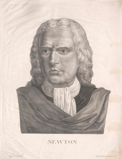 Isaac Newton (imprimir) de Artist Unknown