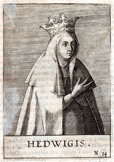 Jadwiga de Polonia (grabado) de Artist Unknown