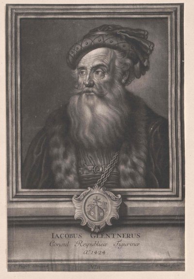 Jakob Glentner (imprimir) de Artist Unknown